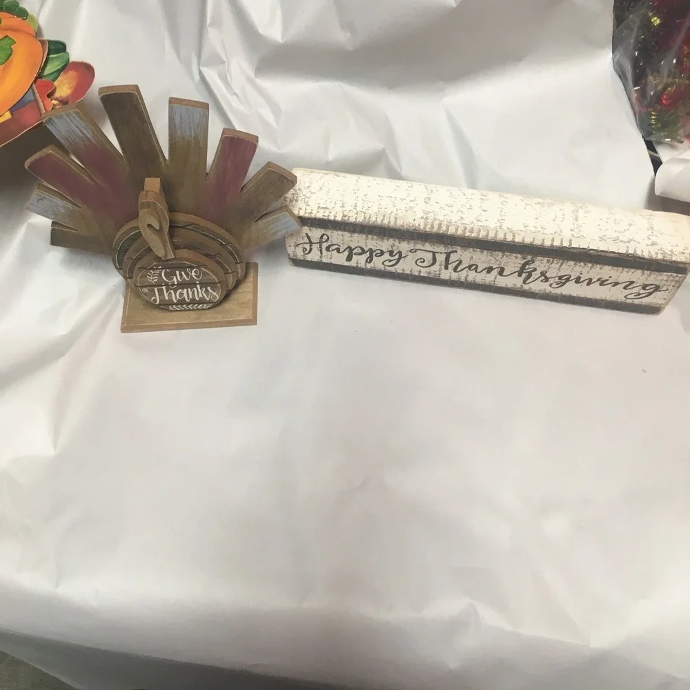 N/A thanksgiving wooden